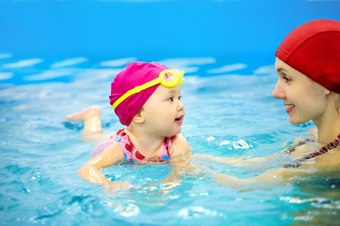 Занятия в бассейнах для детей